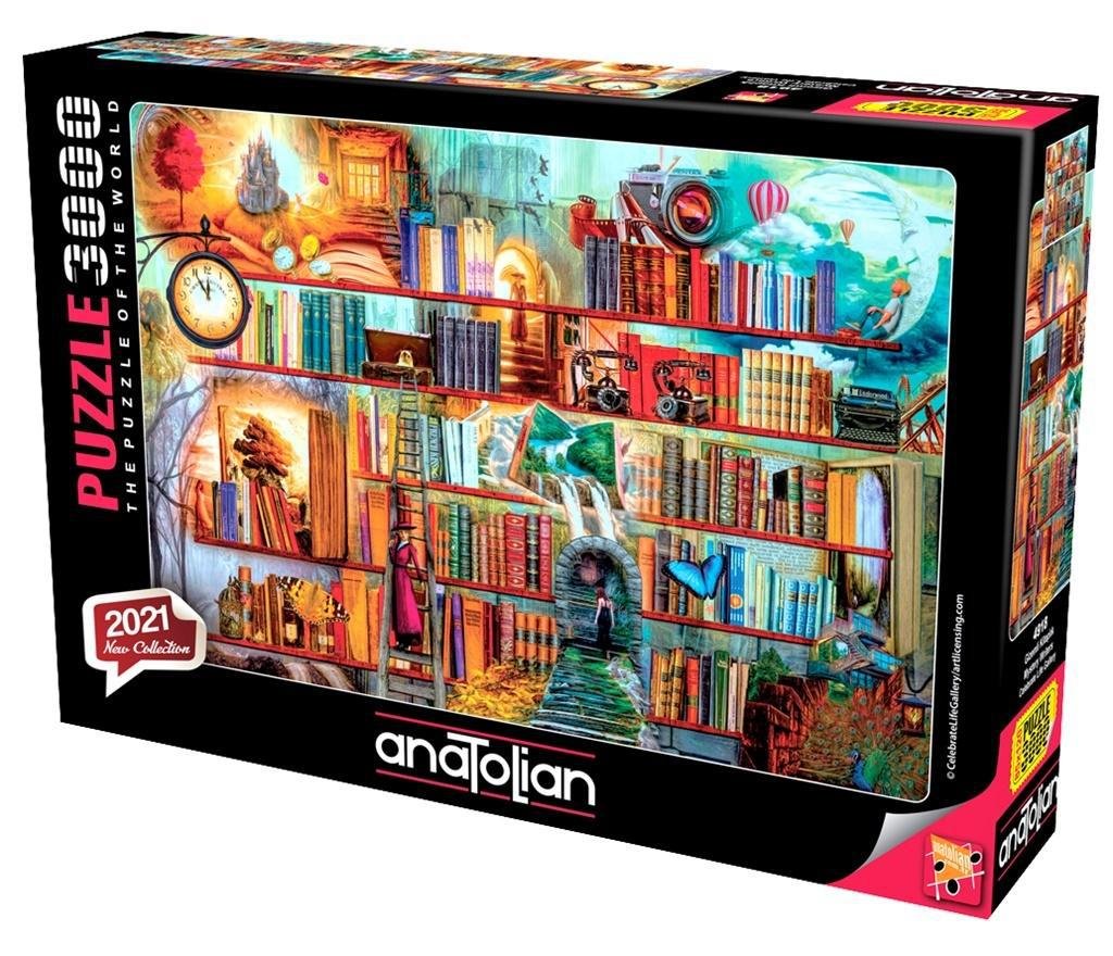 Anatolian Puzzle 3000 Biblioteka pełna przygód - Anatolian