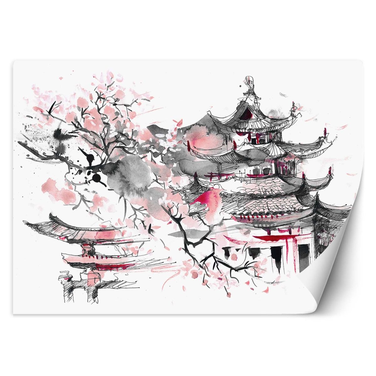 Fototapeta, Japońska pagoda (Rozmiar 100x70)