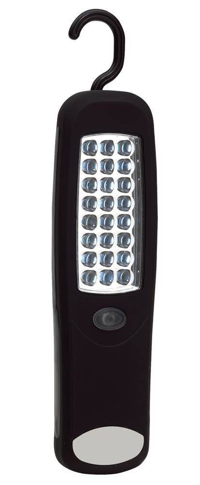 Robocza lampa LED WORKFLOW, czarny