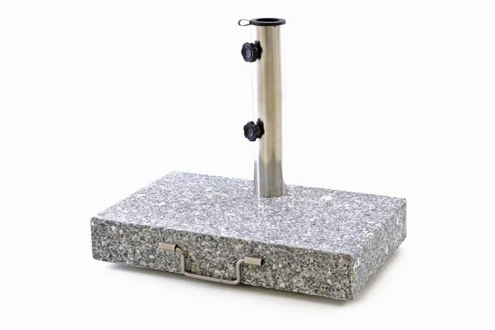 Garthen Stojak na parasole granit prostokątny - 25 kg