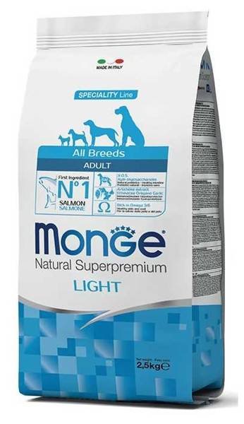 Monge Light Łosoś z ryżem 2,5 kg