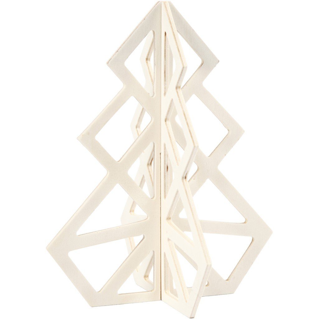 Ozdoba drewniana 16x13 Choinka YR56172