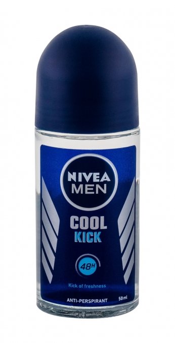 Nivea Men Cool Kick antyperspirant roll-on dla mężczyzn 48h Kick of Freshness) 50 ml