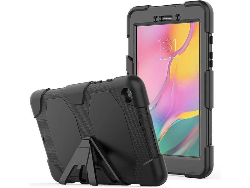 Alogy Etui do tabletu  Etui Alogy Military Duty Case do Galaxy Tab A 8.0 2019 T290/T295 Czarne uniwersalny