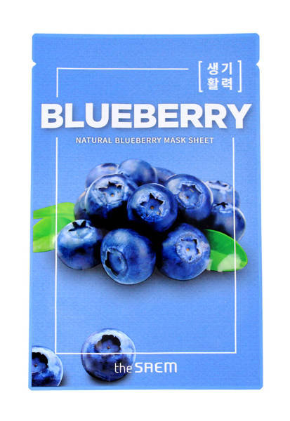 The Saem The Saem Natural Blueberry Mask Sheet - 21 ml / 1 szt 2099841