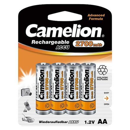 Camelion Akumulator Ni-MH AA R06 2700 mAh 4-pack + pudełko 17027406