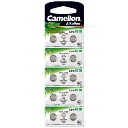 Camelion Bateria 1.5V LR54/LR1131/389 10-pack 