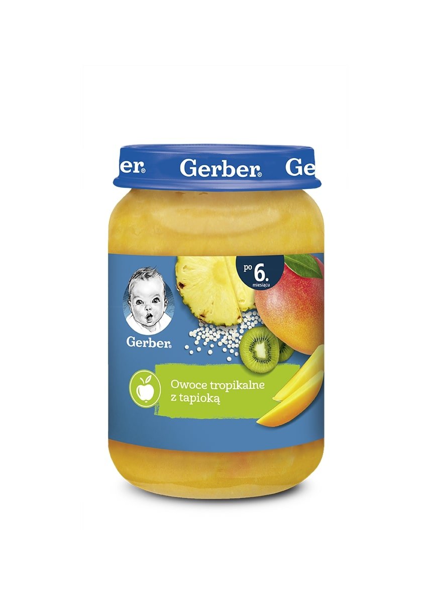 Nestlé Gerber owoce tropikalne z tapioką po 6 miesiącu 190 g 1148533