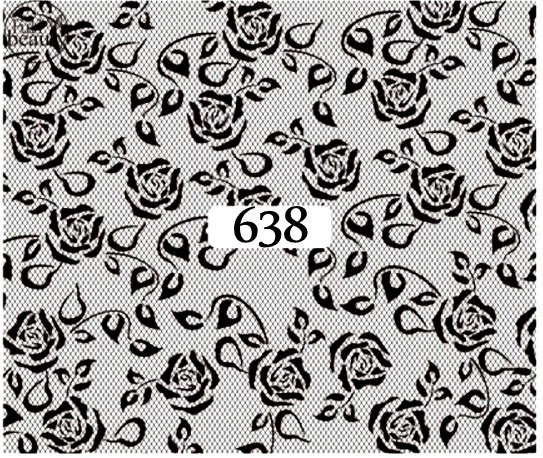 Naklejki wodne na paznokcie - nr 638