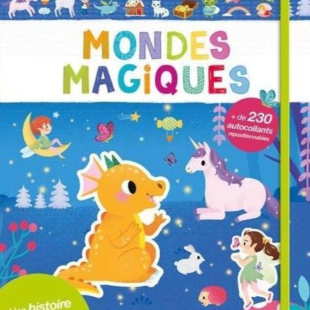 AUZOU Auzou - Auzou Zeszyt z Naklejkami Bajkowy Świat 71409