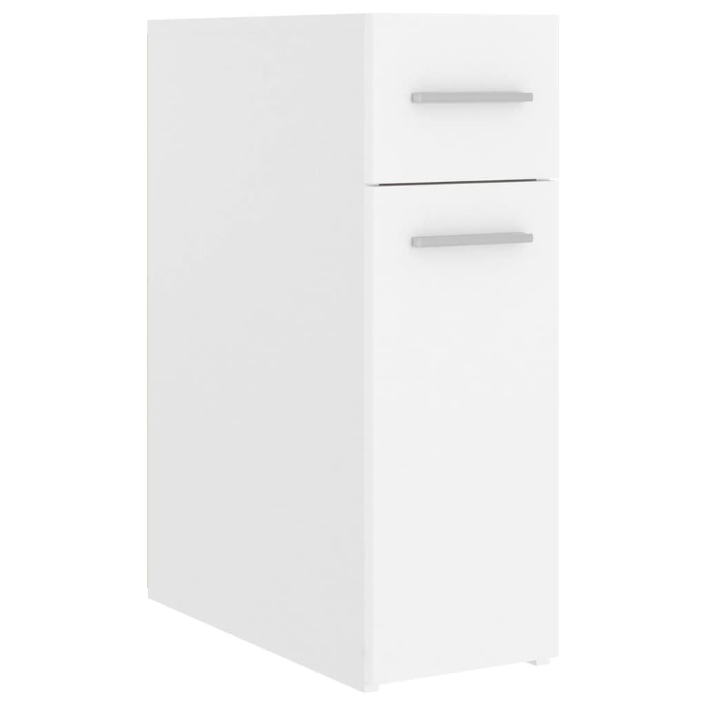 vidaXL Szafka apteczna biała 20x45,5x60 cm płyta wiórowa 804211