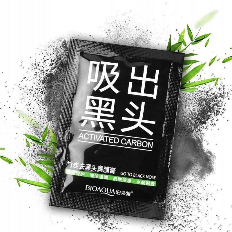 Bioaqua Blackhead Pore Czarna Maska Na Nos Carbon