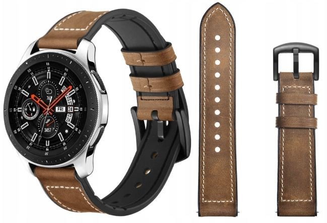 Best Accessories UNIWERSALNY PASEK SKÓRZANY 22MM BROWN 1282