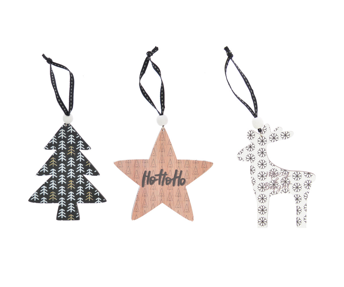 Arpex, Drewniana zawieszka - mix wzorów, wysyłka losowa