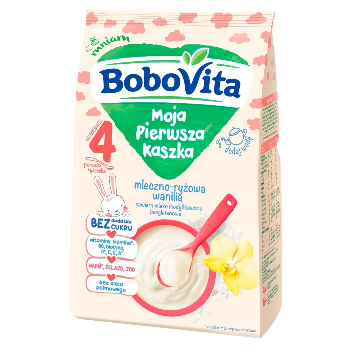Nutricia BOBOVITA BoboVita Moja Pierwsza Kaszka mleczno-ryżowa wanilia, 230g