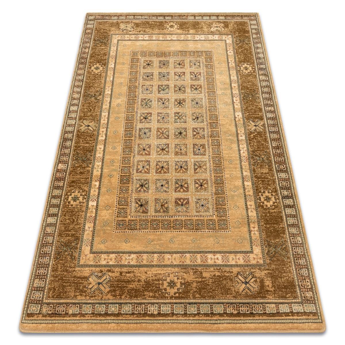Dywan wełniany OMEGA ANTIK miód, 235x350 cm