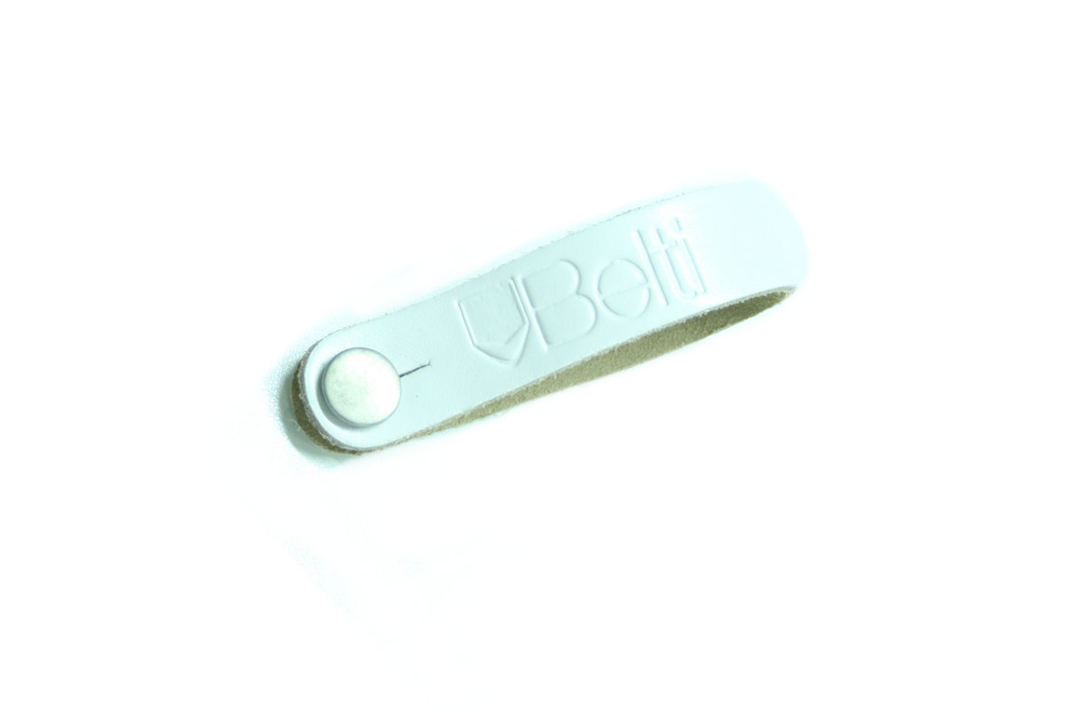 Zapinka do pasa gitarowego GZP3 Z3 biała / BELTI