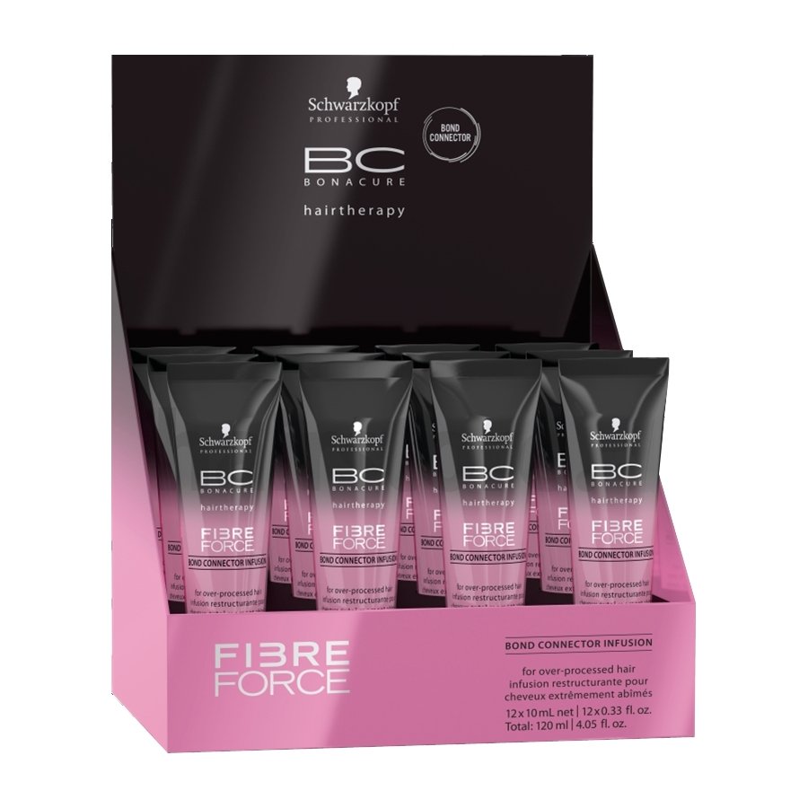 Schwarzkopf BC Fibre Force Bond Connector Infusion Regenerująca kuracja do włosów zniszczonych 120 ml (12x10 ml)