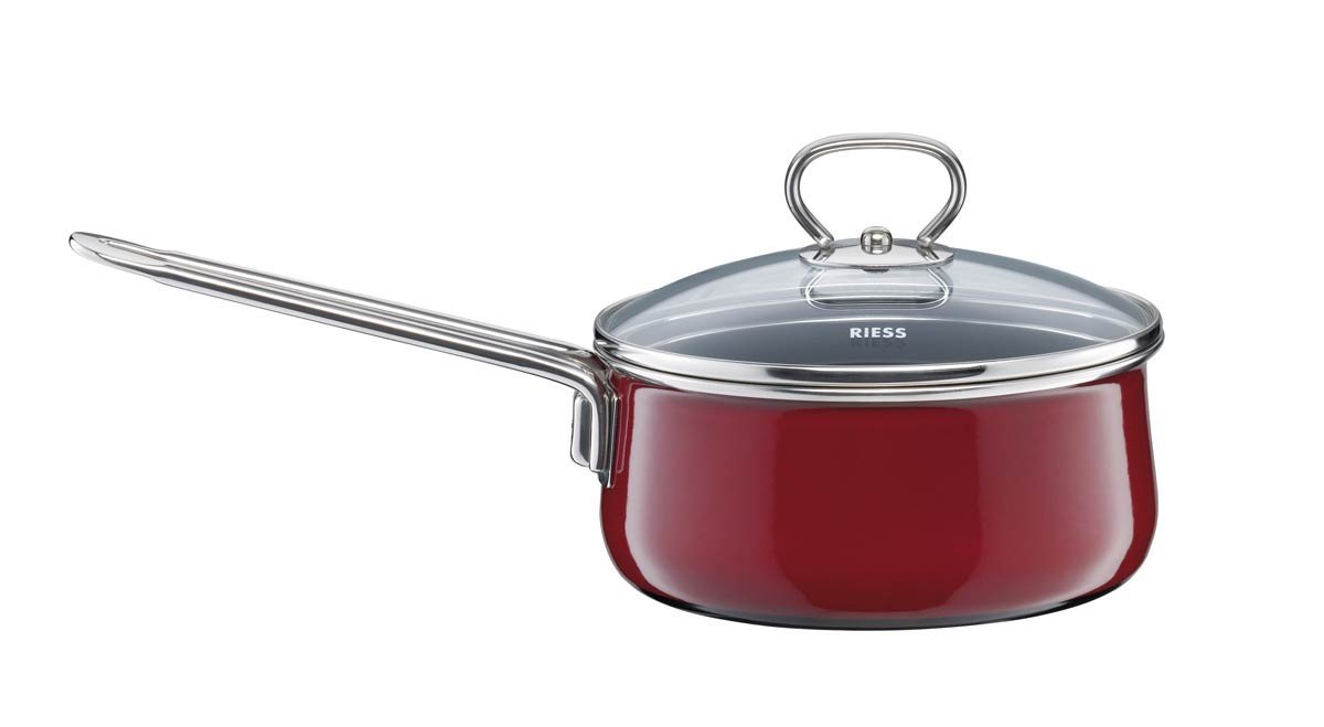 Riess Rondel ceramiczny 1l bordowy Rosso seria Premium