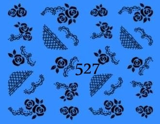 Naklejki wodne na paznokcie - nr 527