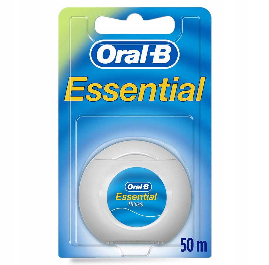Oral-B Woskowana nić dentystyczna Mięta (50 m) - Oral-B Essential Floss Woskowana nić dentystyczna Mięta (50 m) - Oral-B Essential Floss