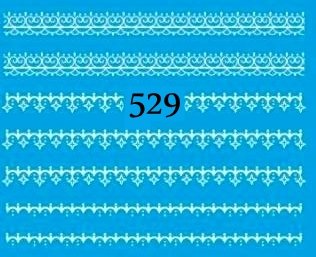 Naklejki wodne na paznokcie - nr 529