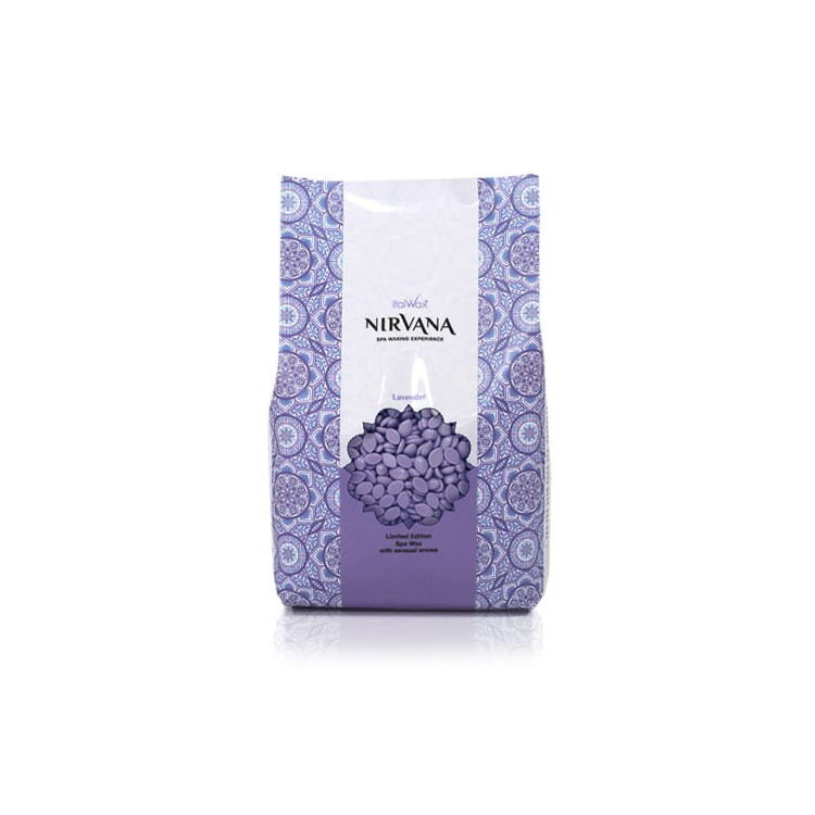 ItalWax Nirvana Film Wax Lavender - Premium SPA aromatyczny wosk twardy w granulkach do depilacji bezpaskowej niskotemperaturowy 100g