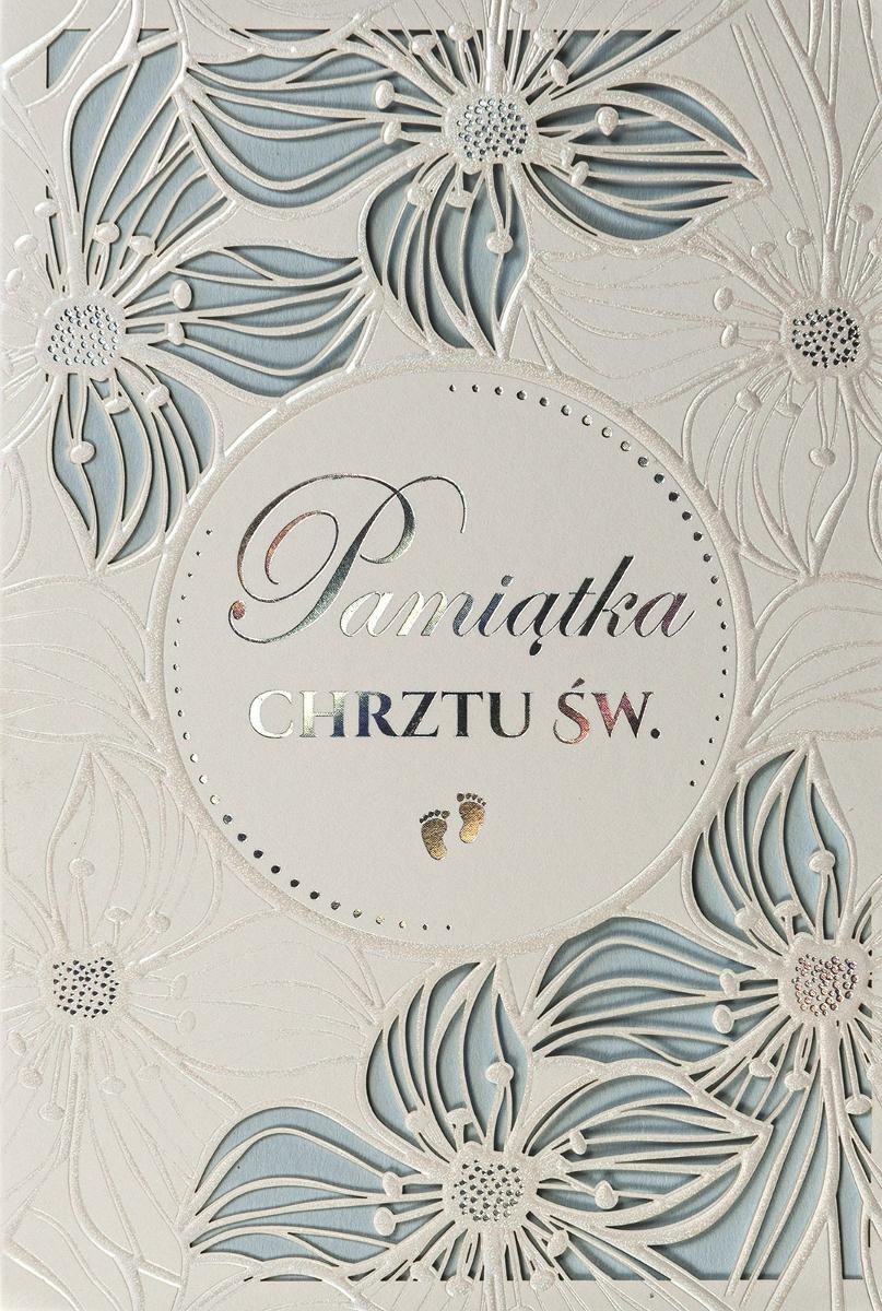 Pamiątka Chrztu św. z życzeniami LC3