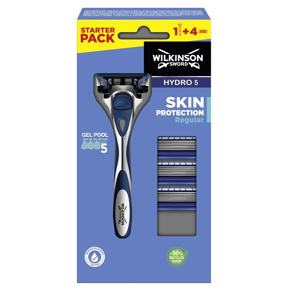 Фото - Бритва / лезо Wilkinson Sword Wilkinson Hydro 5 Skin Protection Regular maszynka do golenia z wymiennymi 