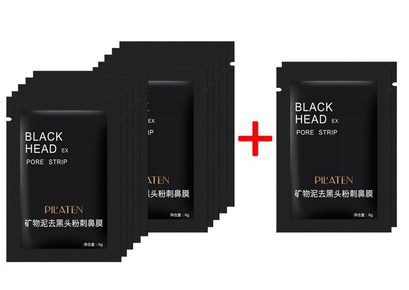 Pilaten Black Mask Czarna Maska 10+2gratis