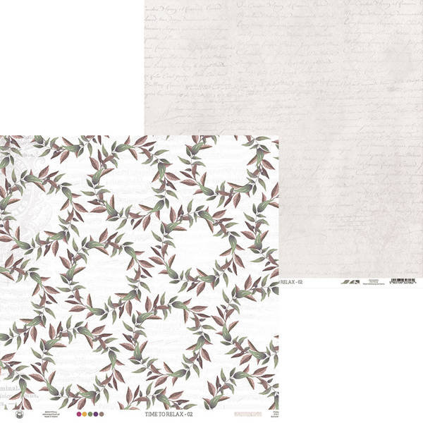 Papier ozdobny 30x30 Time to relax - 02