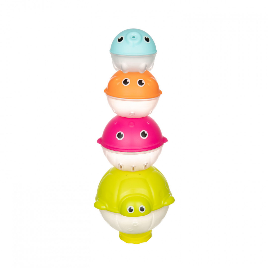 Canpol babies zestwaw kreatywnych zabawek do kąpieli z deszczownicą 4szt