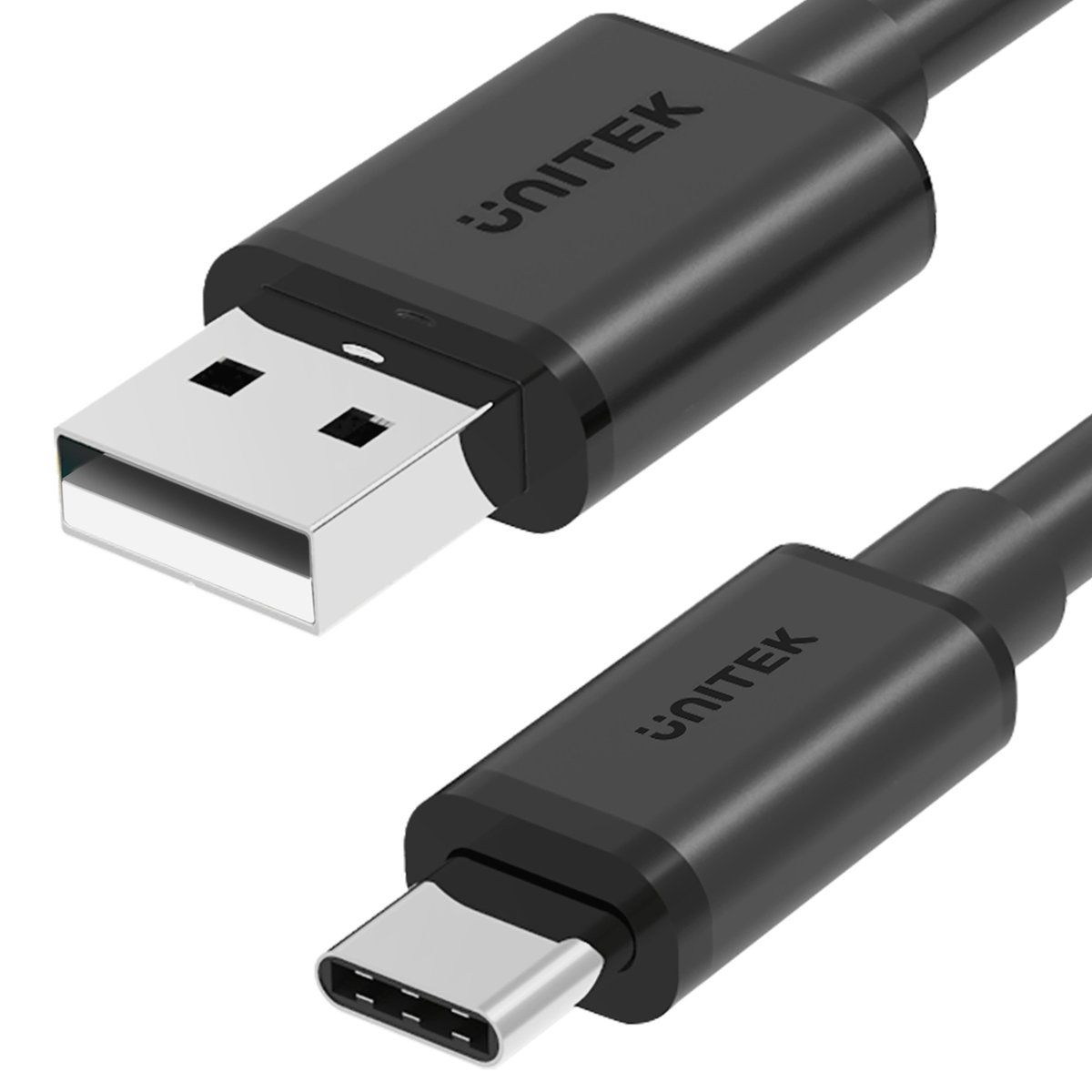 Unitek Kabel USB-A USB-C 50cm darmowy odbiór w 22 miastach i bezpłatny zwrot Paczkomatem aż do 15 dni Y-C481BK