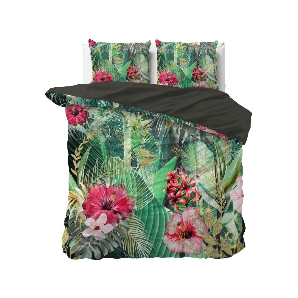 240x220 ZAZOE zielony kpl pościeli mix