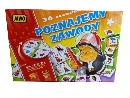 Gra planszowa edukacyjna - poznajemy zawody