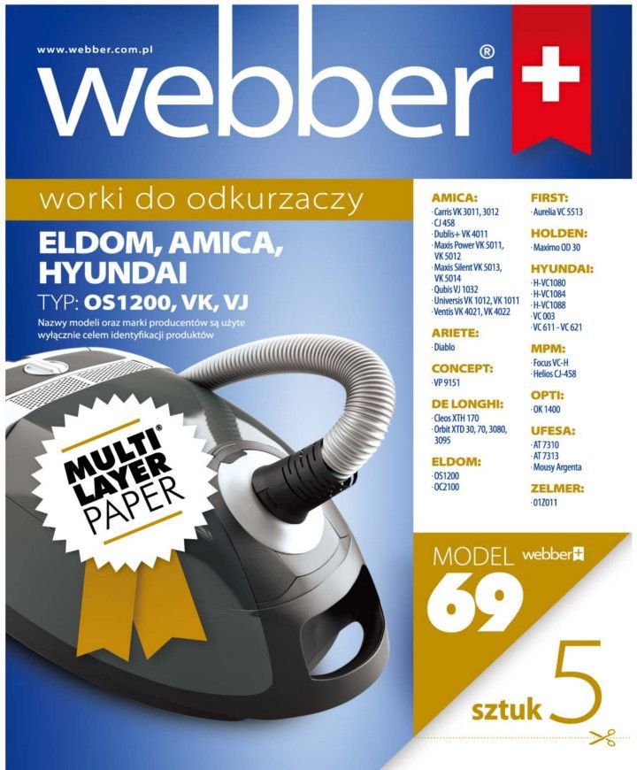 Webber Worki DO OS 1200 ELDOM 5SZT.