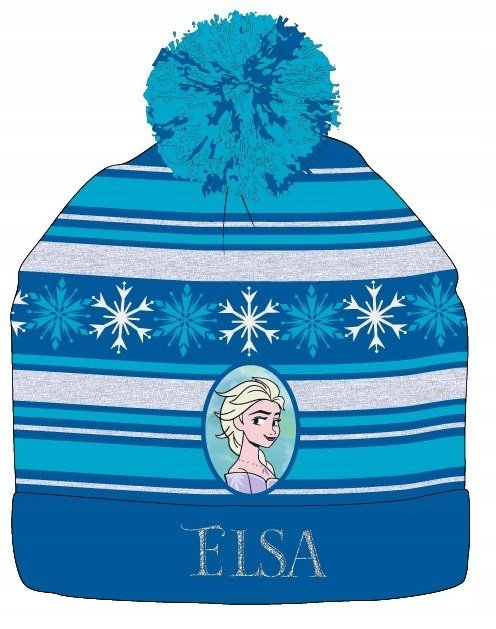 FROZEN CZAPKA ZIMOWA DZIEWCZĘCA ELSA 52 54