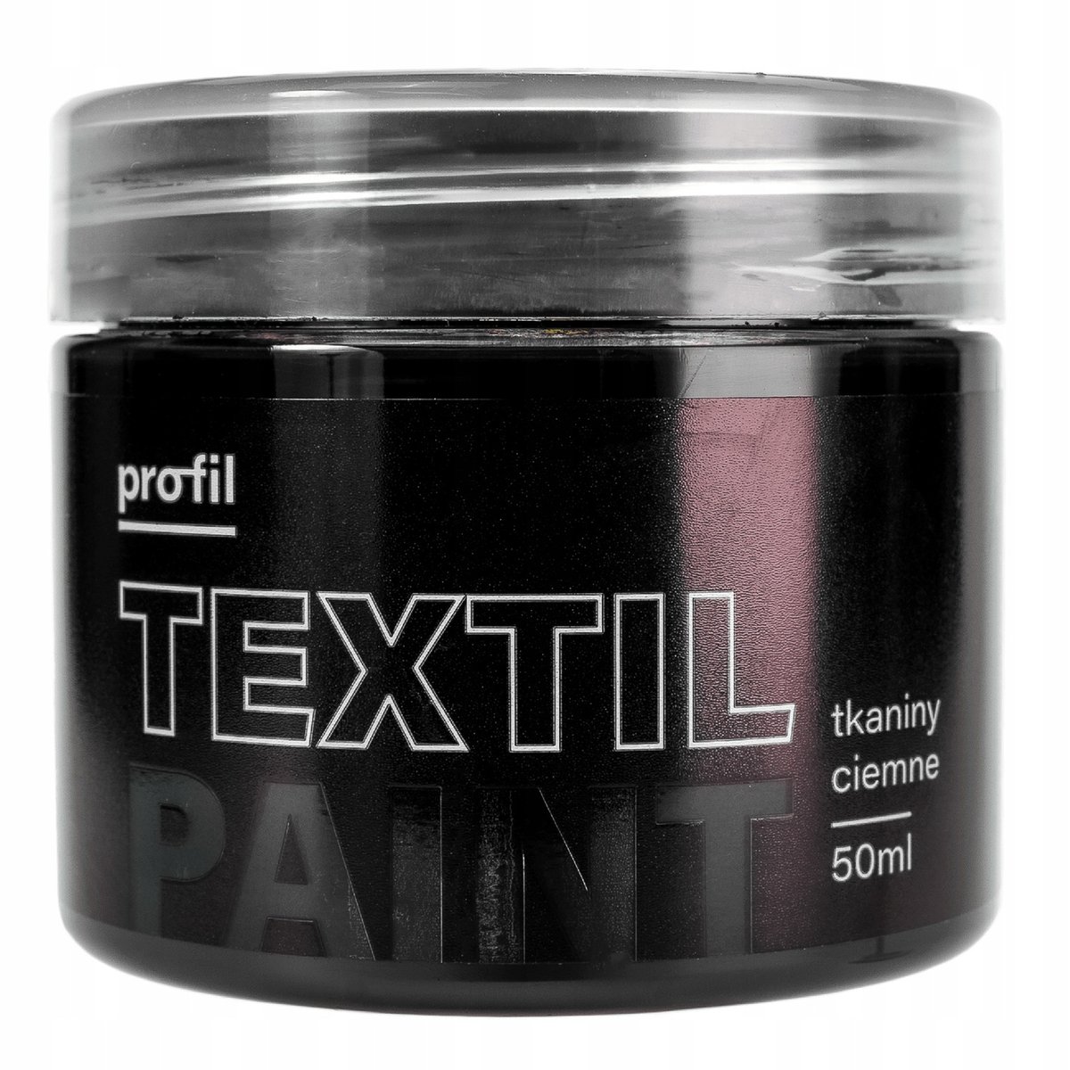 Farba do tkanin ciemnych PROFIL 50ml szary