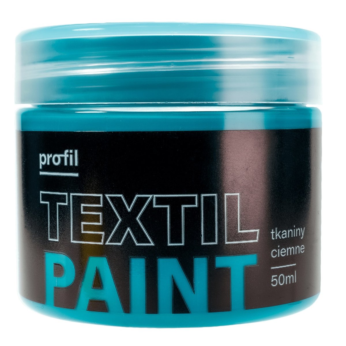 Farba do tkanin ciemnych PROFIL 50ml turkus