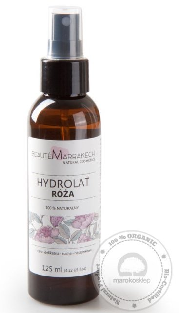 BEAUTY MARRAKECH Woda różana naturalna 125ml spray - Beaute Marrakech