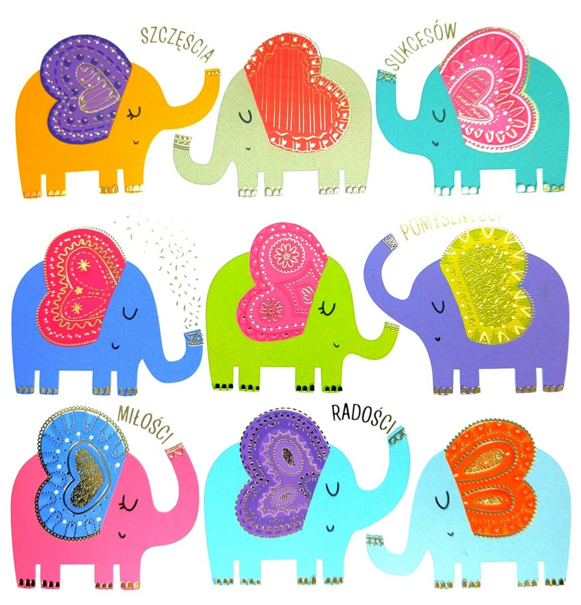 HENRY HENRY Karnet KW HS Słonie 453770