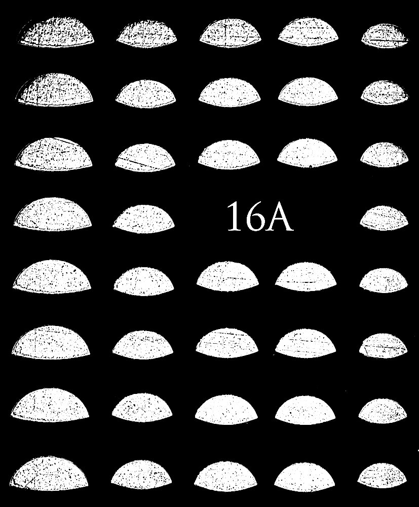 Metaliczne naklejki wodne na paznokcie - nr 16A