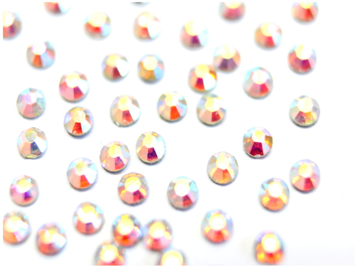 Cosmetics Zone Cyrkonie typ Swarovski 100szt rozmiar SS3 - opalizujące