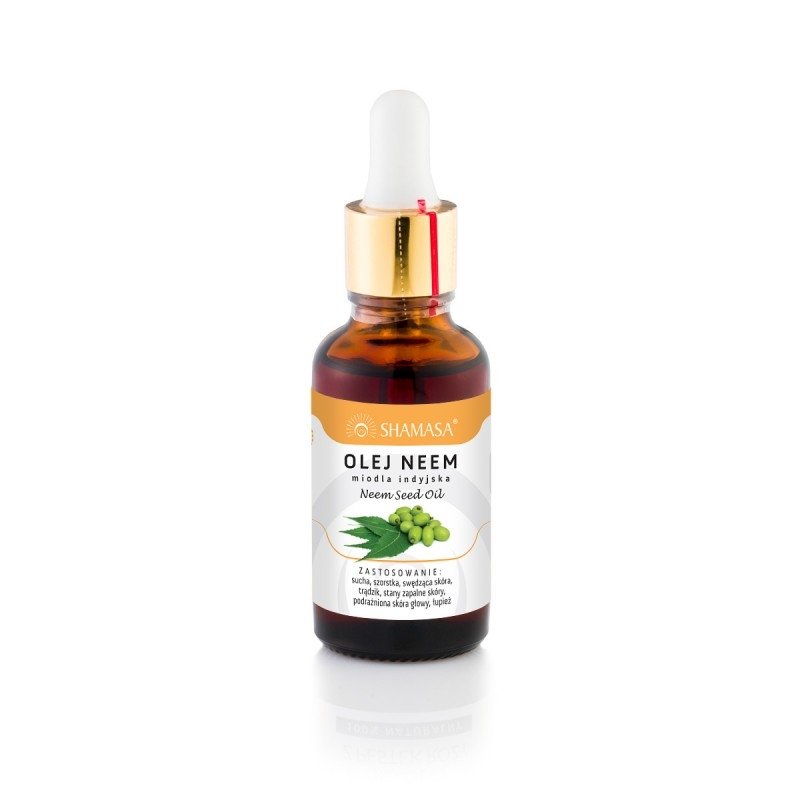Shamasa 100% Olej Neem sucha trądzik 30ml