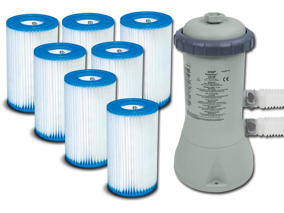 Pompa filtrująca do basenów 3785L/h INTEX 28638 / 29000 + 7 filtrów