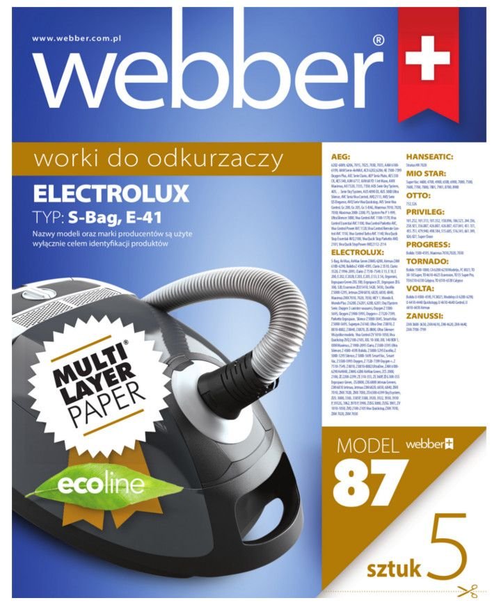 Webber ELECTROLUX CLARIO E41-87