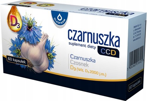 OLEOFARM Czarnuszka CCD x 60 kaps Oleofarm