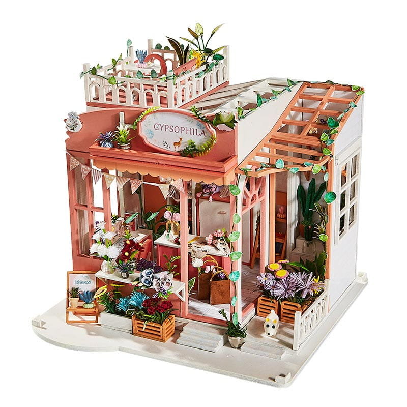 Habarri Habarri Miniaturowy domek Urocza kwiaciarnia K050