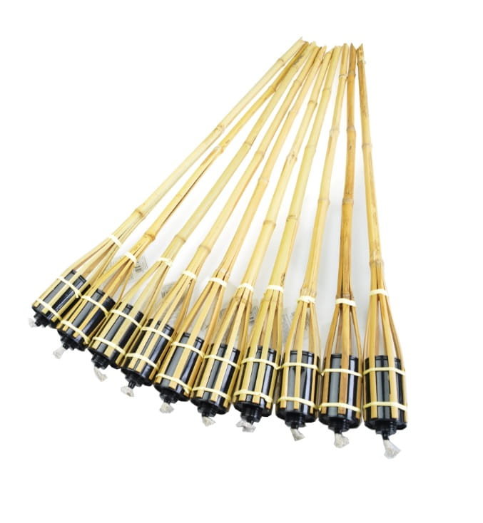 Pochodnia bambusowa 90 cm  x 10 szt