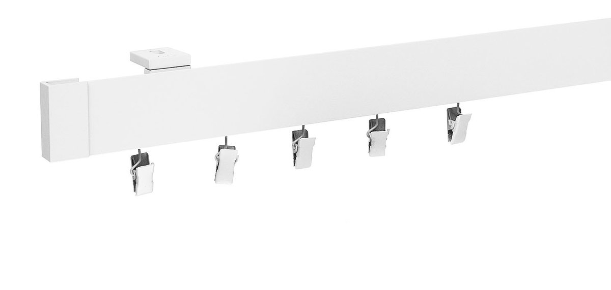 Karnisze Aluminiowe Szyna Modern Pojedyncza 540 Cm